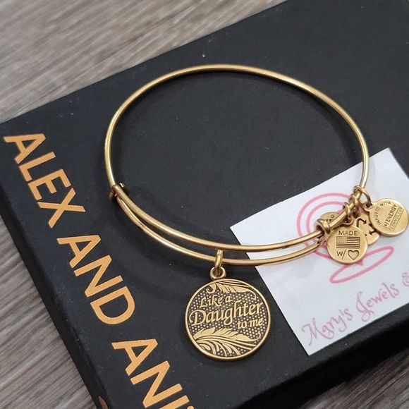 Alex and Ani like a daughter to me charm bracelet - Picture 2 of 3